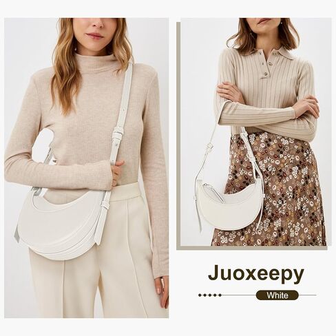 حقيبة سرج للنساء حقيبة كتف هلال محفظة عصرية حقيبة كروسبودي حقيبة يد هوبو in Kuwait