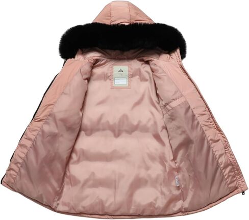معطف شتوي طويل للفتيات من MOERDENG مقاوم للماء سترة منتفخة دافئة للأطفال in Kuwait
