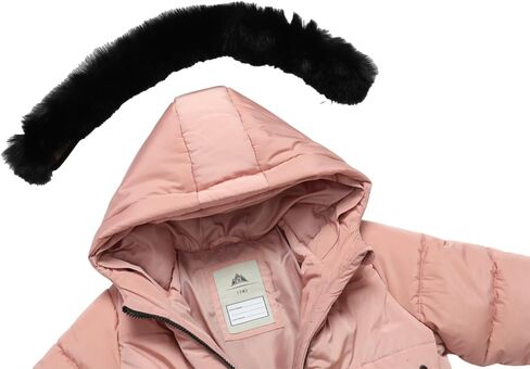 معطف شتوي طويل للفتيات من MOERDENG مقاوم للماء سترة منتفخة دافئة للأطفال in Kuwait