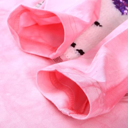 قمصان HH Family لعيد الحب للفتيات ملابس تي شيرت للأطفال على شكل قلب وحيد القرن مزين بالترتر in Kuwait