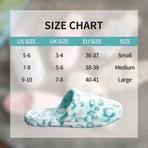 FY FIBER HOUSE Women's Slipper Memory Foam House Slippers for Women with Leopard Print Soft Fuzzy Non-Slip Indoor Shoes for Bedroom in Saudi Arabia
