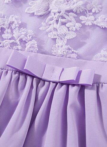 blibean Girls Cotton Elegant Lace Mesh Semi Formal Dress Size 6-15 Years in Saudi Arabia