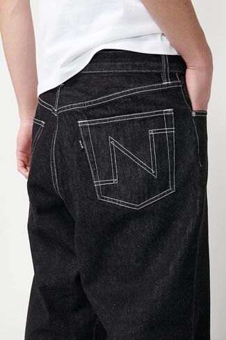 Not So Ape Wide Leg Denim Pants, All-Gender Unisex, Made in Japan in Saudi Arabia