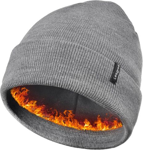 قبعات Lesgrod Beanie للرجال والنساء قبعات شتوية محبوكة ناعمة ودافئة للتزلج للجنسين in Kuwait