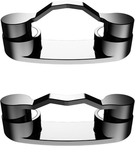 حامل النظارات المغناطيسي من wisamic باللون الأسود قطعتين، بكرة حامل شارة مغناطيسية، حامل نظارات شمسية يحمل علامة الاسم وحامل النظارات، هدايا للأطفال المسنين والمحامين والممرضات والمجموعات المهنية in Kuwait