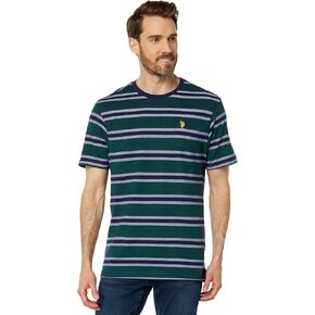 U.S. Polo Assn. Yarn-Dye Birdseye Stripe Short Sleeve Tee in Kuwait
