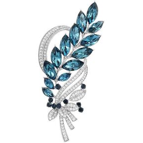 UNVAK Flower Brooches for Women Rhinestone Flower Brooch Pin Flower Lapel Pins Birthday Jewelry Valentine's Day Gifts for Wife Mother BFF in Saudi Arabia