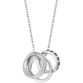 MePet Original Patented s925 Triple Ring Holder Necklace - Sterling Silver - Wedding Ring Holder Necklace Gift for Her in Saudi Arabia