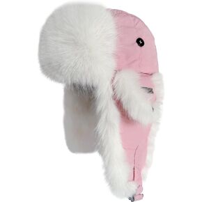 Winter Trapper Hat for Men Women Faux Fur Winter Hat Ushanka Hat Bomber Hat