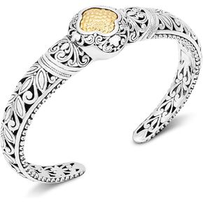 سوار ديفاتا من الفضة الإسترليني عيار 925 والذهب عيار 18 قيراطًا بالي in Kuwait