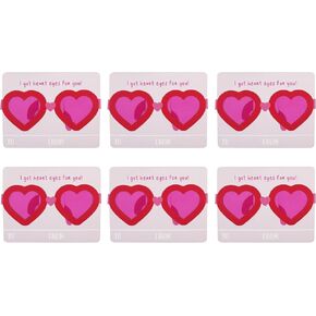 نظارات قلب ورقية من ميريلولو، 6 قيراط | هدية عيد الحب | الفصل الدراسي عيد الحب | حصلت على عيون القلب بالنسبة لك in Kuwait