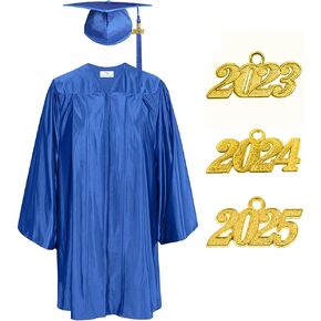 Happy Secret Preschool and Kindergarten Graduation Cap and Gown with Tassel 2024 2023 2025 Year Charm
