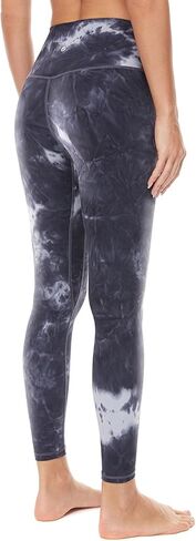 KYRIAD سراويل يوجا رياضية ملونة عالية الارتفاع للنساء مقاس 25 بوصة درزة داخلية نسائية عالية الخصر ناعمة لباس ضيق للتمرين 7/8 in Kuwait