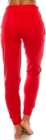 Women’s Cotton Blend Jogger Sweatpants with Pockets Lounge Wear Tapered Active Yoga Casual Travel Pants in Saudi Arabia