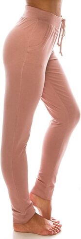 Women’s Cotton Blend Jogger Sweatpants with Pockets Lounge Wear Tapered Active Yoga Casual Travel Pants in Saudi Arabia