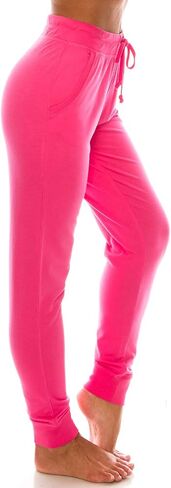 Women’s Cotton Blend Jogger Sweatpants with Pockets Lounge Wear Tapered Active Yoga Casual Travel Pants in Saudi Arabia