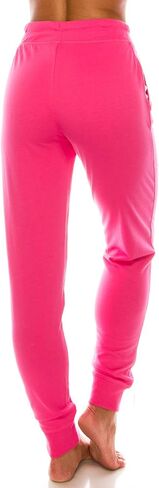 Women’s Cotton Blend Jogger Sweatpants with Pockets Lounge Wear Tapered Active Yoga Casual Travel Pants in Saudi Arabia