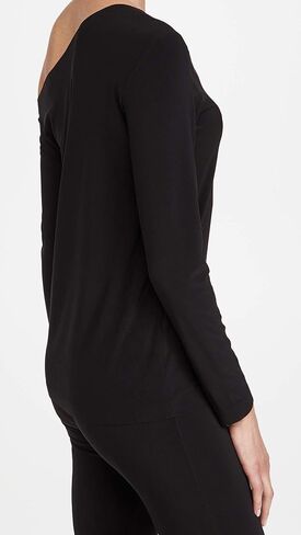 Norma Kamali Women's Long Sleeve Drop Shoulder Top in Saudi Arabia