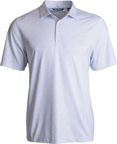 Cutter & Buck Pike Eco Pebble Print Stretch Recycled Mens Polo in Saudi Arabia