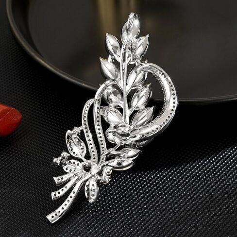 UNVAK Flower Brooches for Women Rhinestone Flower Brooch Pin Flower Lapel Pins Birthday Jewelry Valentine's Day Gifts for Wife Mother BFF in Saudi Arabia