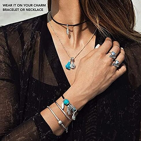 Bolenvi مذهل 925 فضة سحر الخرز المعلقات لأساور باندورا والقلائد in Kuwait