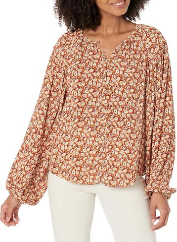 Joie Womens womens Jenny Shirt in Umber Multi Shirt in Saudi Arabia