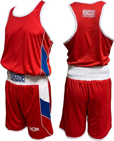 Ringside Boxing Competition Outfit, Reversible Red/Blue in Saudi Arabia