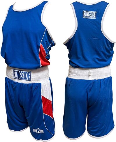 Ringside Boxing Competition Outfit, Reversible Red/Blue in Saudi Arabia