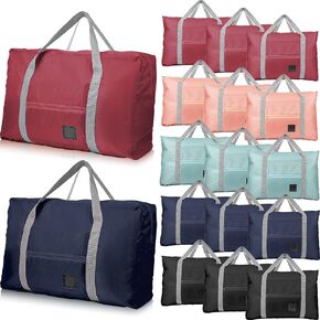 15 Pcs Foldable Travel Duffel Bags Women Weekender Bags Lightweight Luggage Bag Personal Item Bag Sports Gym Bag for Unisex Weekender Overnight Airport in Kuwait