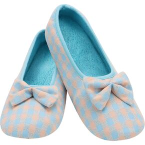 Snoozies Womens Pink Gingham Ballet Size in Kuwait