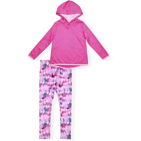 Cheetah Girls Leggings and Fleece Hooded Sweatshirt Hoodie 2 Piece Set