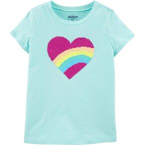 تي شيرت OshKosh B'Gosh للفتيات ذو الوجه الصغير بالترتر in Kuwait