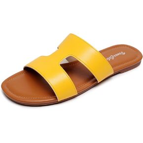 VenusCelia Women's H Band Flat Sandal