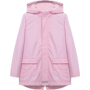 Hiheart Boys Girls Waterproof Rain Jacket Fleece Lined Softshell Coat