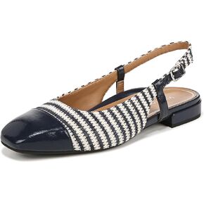 Vionic Women’s Orchid Petaluma Comfort Flats- Supportive Lightweight Slingback Flats With Arch Support Insole That Helps Correct Pronation Black Leather 8.5 Wide in Saudi Arabia