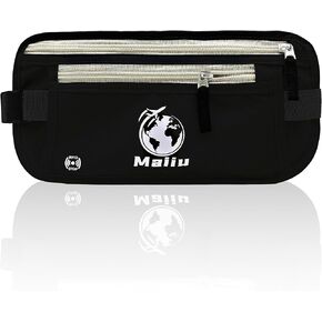 Travel Money Belt- RFID Blocking Travel Wallet- Slim Passport Holder to Protect Cash, Credit Cards and Phones- Travel Pouch for Men and Women (Ash Gray) in Kuwait