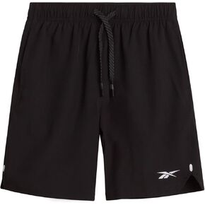 Reebok Boys Athletic Shorts - 1 Pack or 2 Pack Lightweight Performance Mesh Basketball Shorts for Boys with Compression Liner in Saudi Arabia
