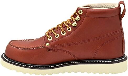 Golden Fox Men's Premium Leather Soft Toe Light Weight Industrial Construction Moc Work Boots Insulated in Saudi Arabia
