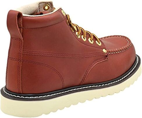 Golden Fox Men's Premium Leather Soft Toe Light Weight Industrial Construction Moc Work Boots Insulated in Saudi Arabia