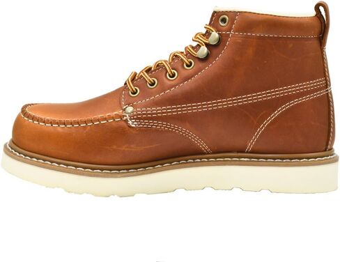 Golden Fox Men's Premium Leather Soft Toe Light Weight Industrial Construction Moc Work Boots Insulated in Saudi Arabia