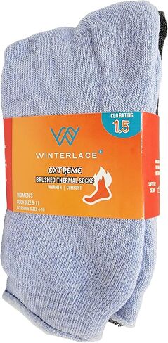 6 أزواج من الجوارب الحرارية السميكة، طاقم داخلي ناعم مبطن للشتاء الدافئ 9-11 in Kuwait