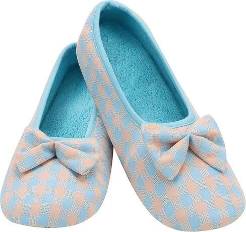 Snoozies Womens Pink Gingham Ballet Size in Kuwait