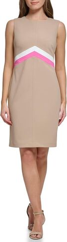 Tommy Hilfiger Women's Scuba Crepe Sheath Dress in Saudi Arabia