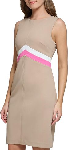Tommy Hilfiger Women's Scuba Crepe Sheath Dress in Saudi Arabia