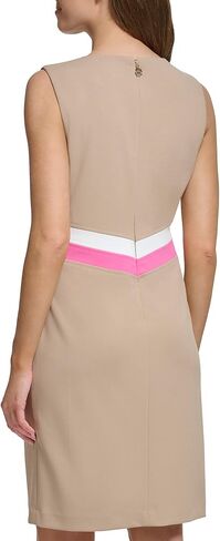 Tommy Hilfiger Women's Scuba Crepe Sheath Dress in Saudi Arabia