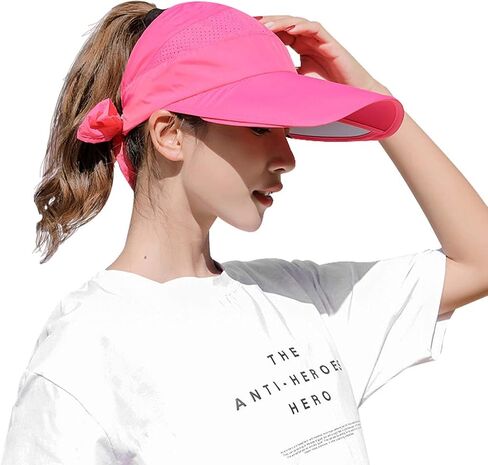 IPESHTKA Women's Sun Hat, Wide Brimmed Summer Hat, Adjustable Sunscreen Uv Foldable Sun Hat, Breathable in Saudi Arabia