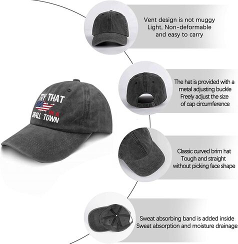 ODCRAT Try That in A Small Town Trucker Hat Funny Hat Pigment Black Hats for Women Gifts for Boyfriends Cool Hat in Saudi Arabia