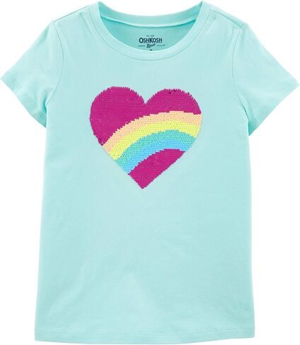 تي شيرت OshKosh B'Gosh للفتيات ذو الوجه الصغير بالترتر in Kuwait