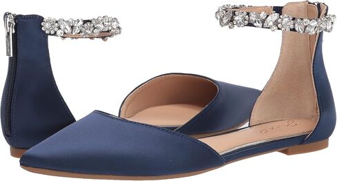 Jewel Badgley Mischka Cassidy Flat Pointed Shoe in Kuwait