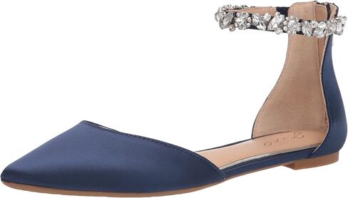 Jewel Badgley Mischka Cassidy Flat Pointed Shoe in Kuwait